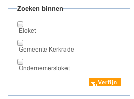 "Zoeken binnen" - gemeente Kerkrade